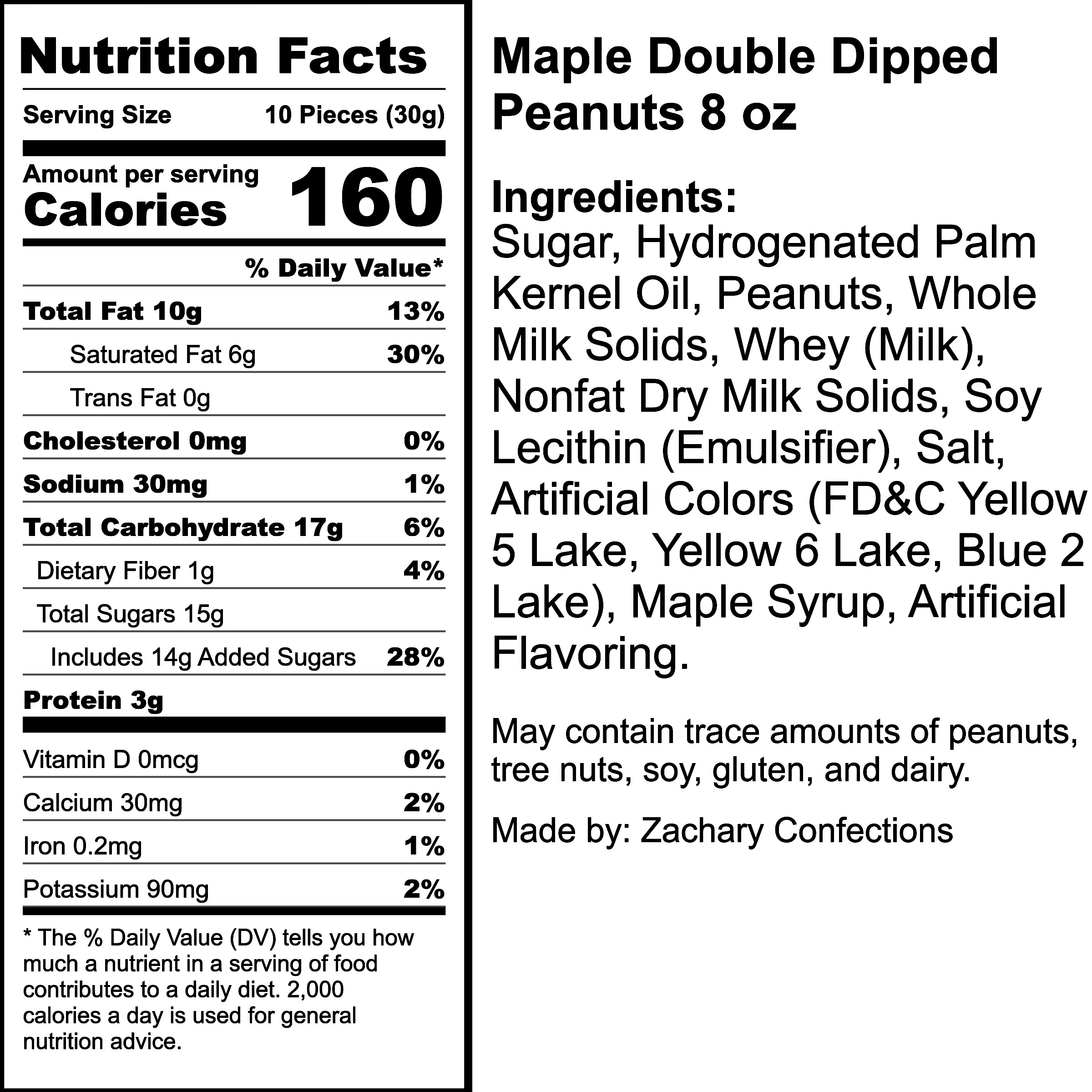 Nutrition Label