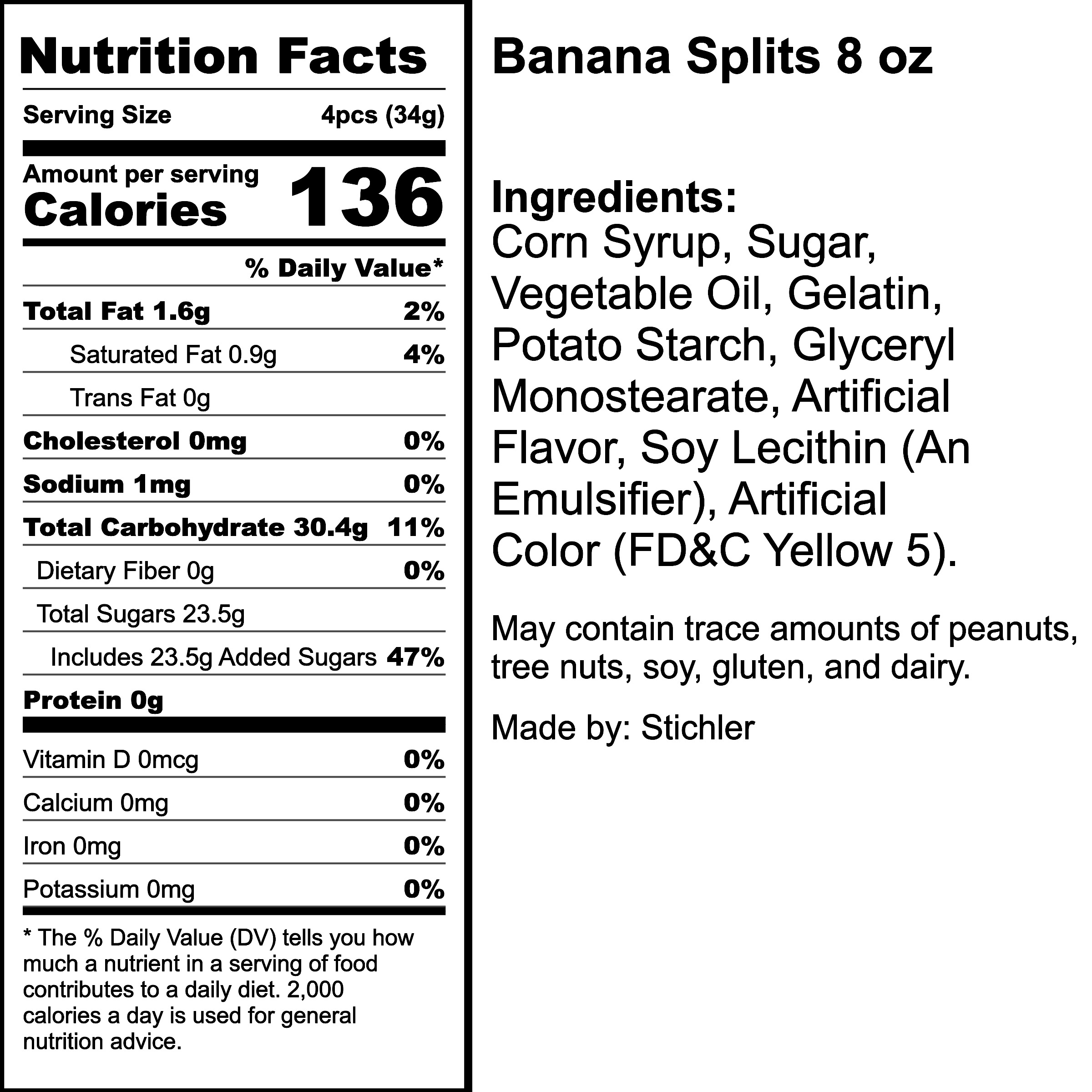 Nutrition Label