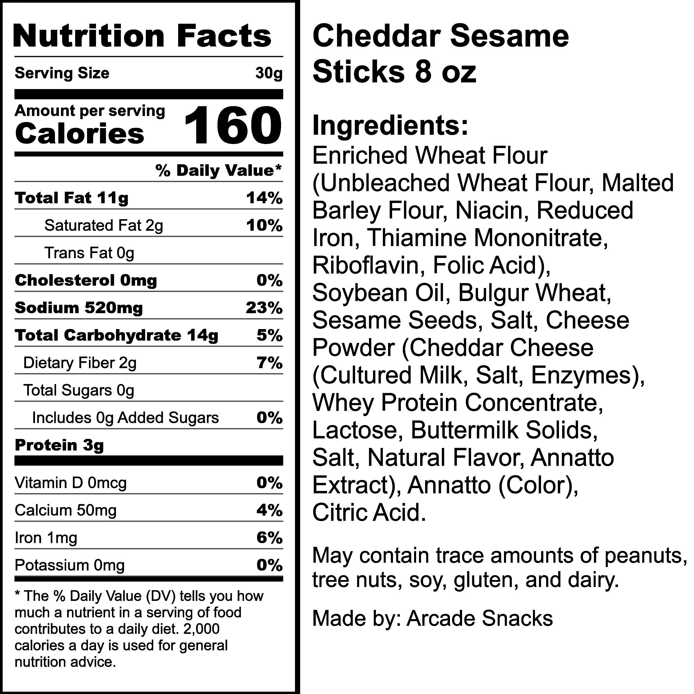 Nutrition Label