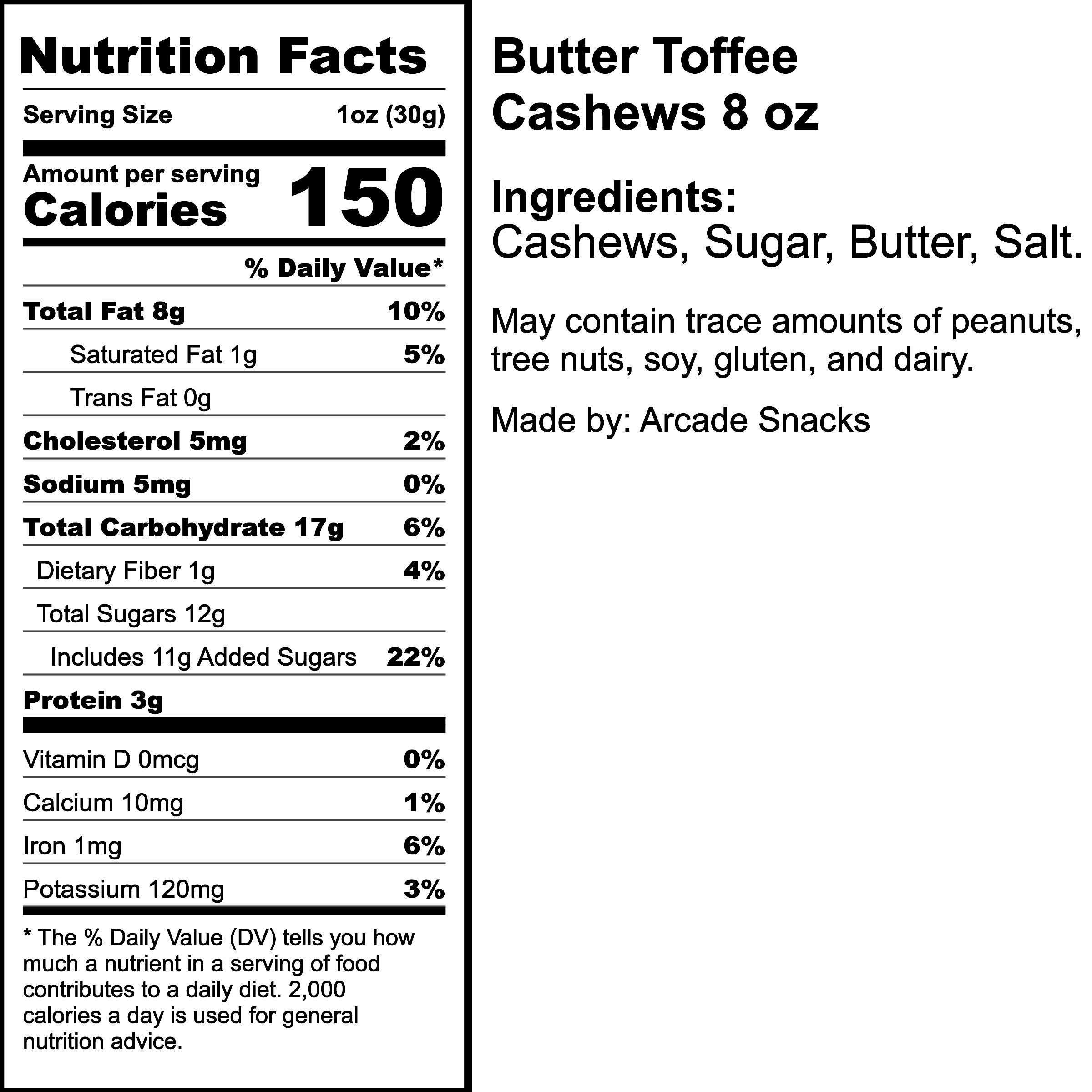 Nutrition Label