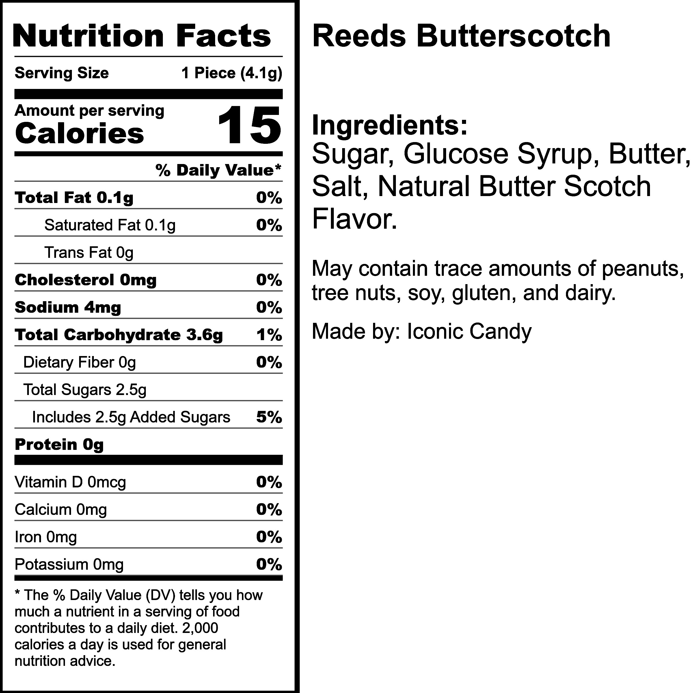 Nutrition Label