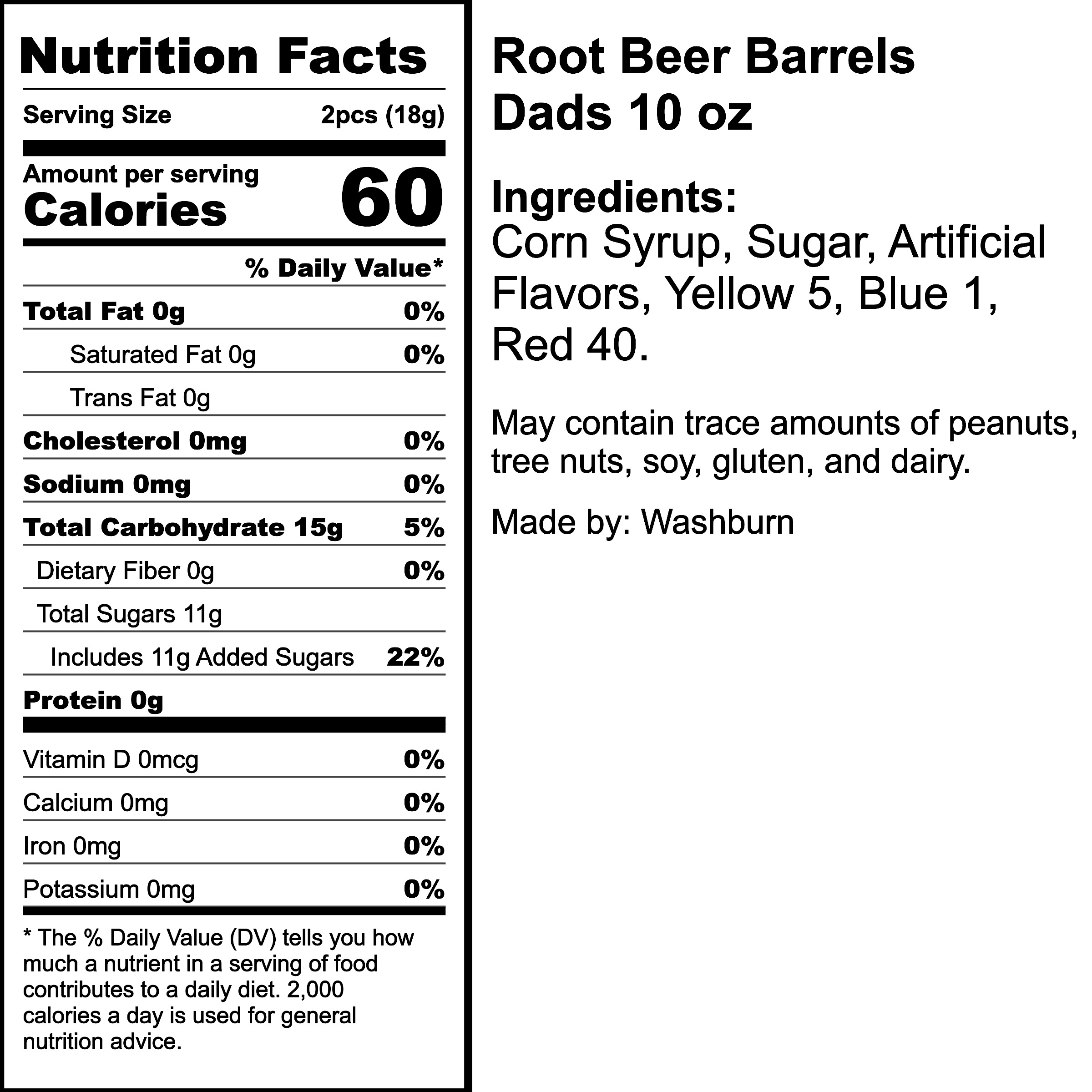 Nutrition Label