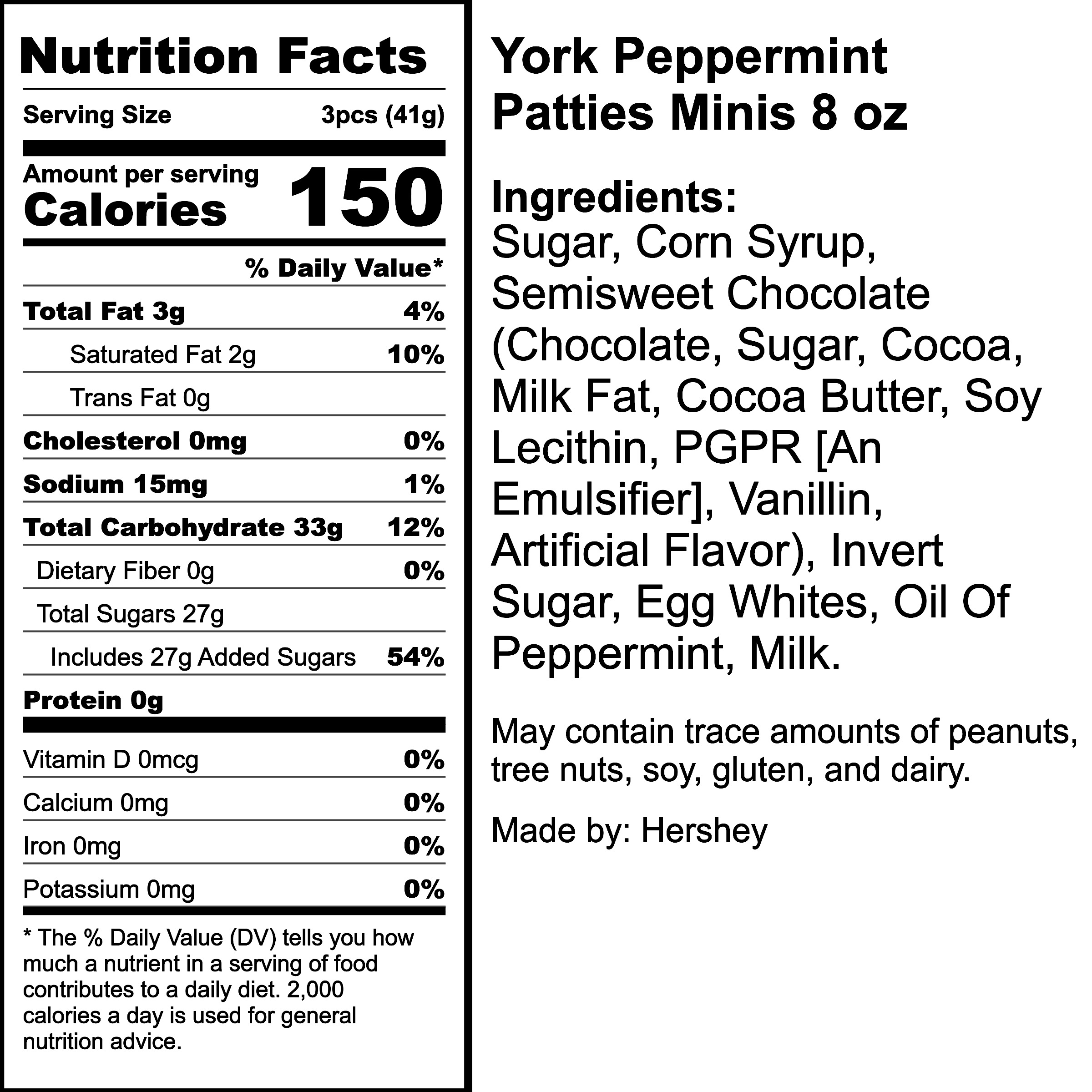 Nutrition Label