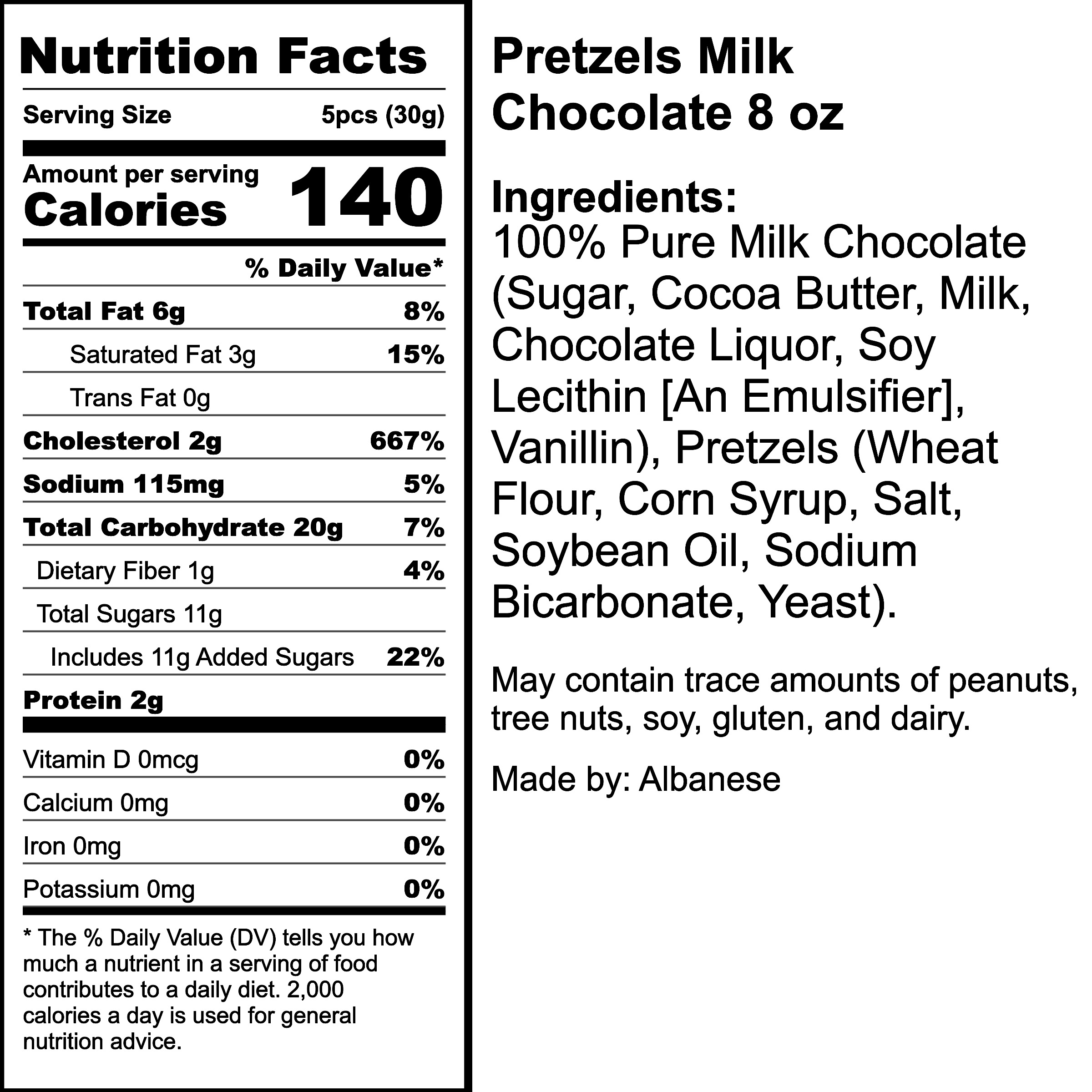 Nutrition Label