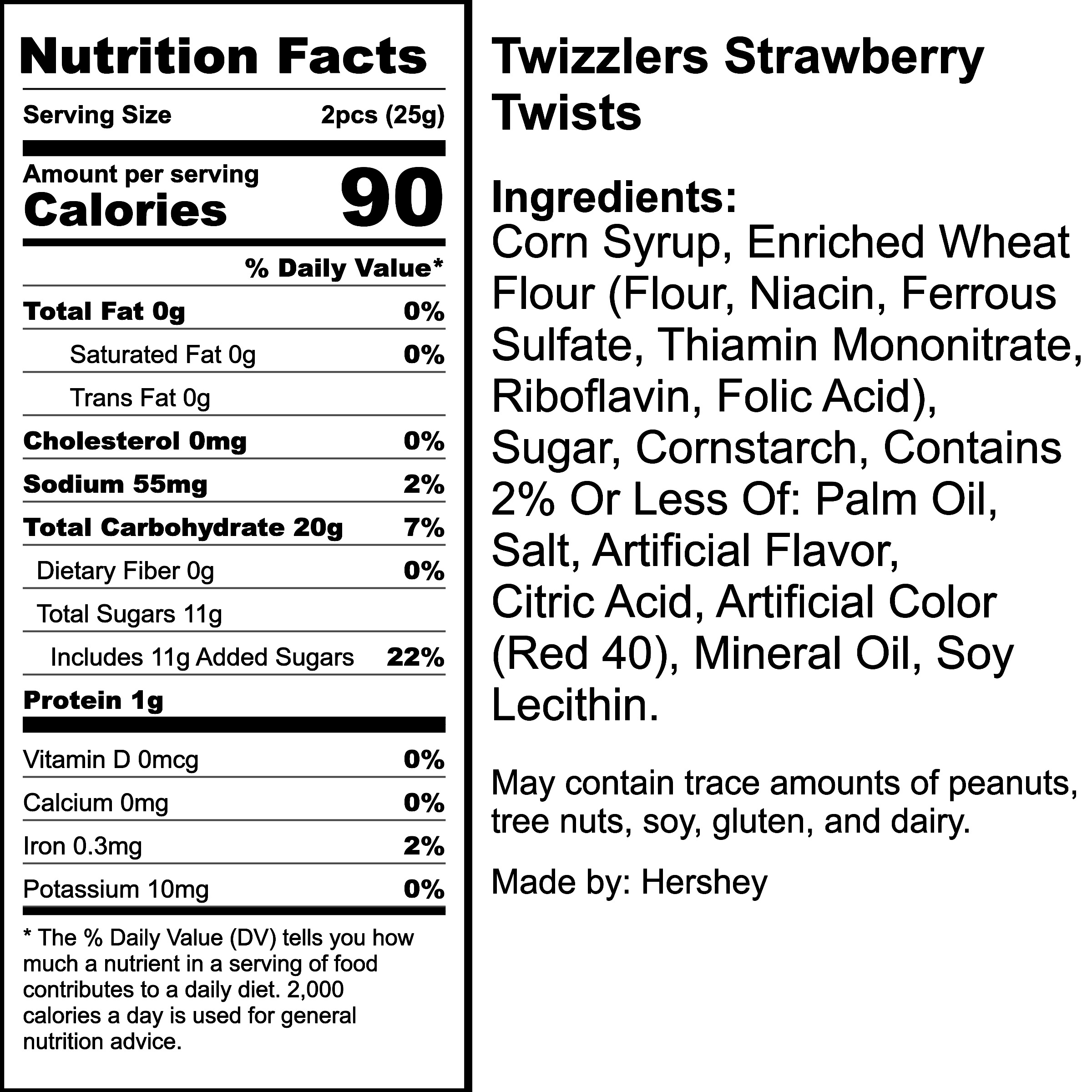 Nutrition Label