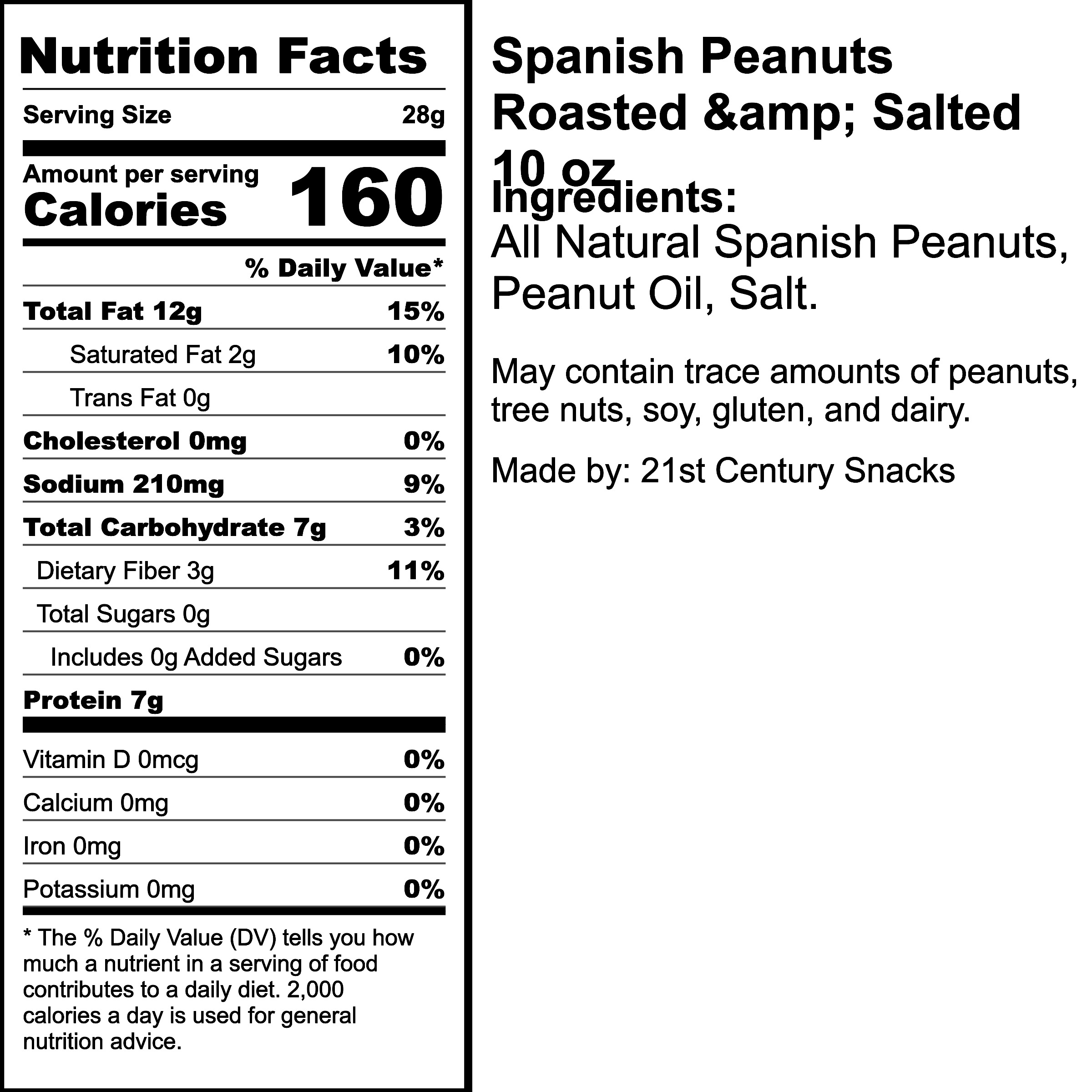Nutrition Label