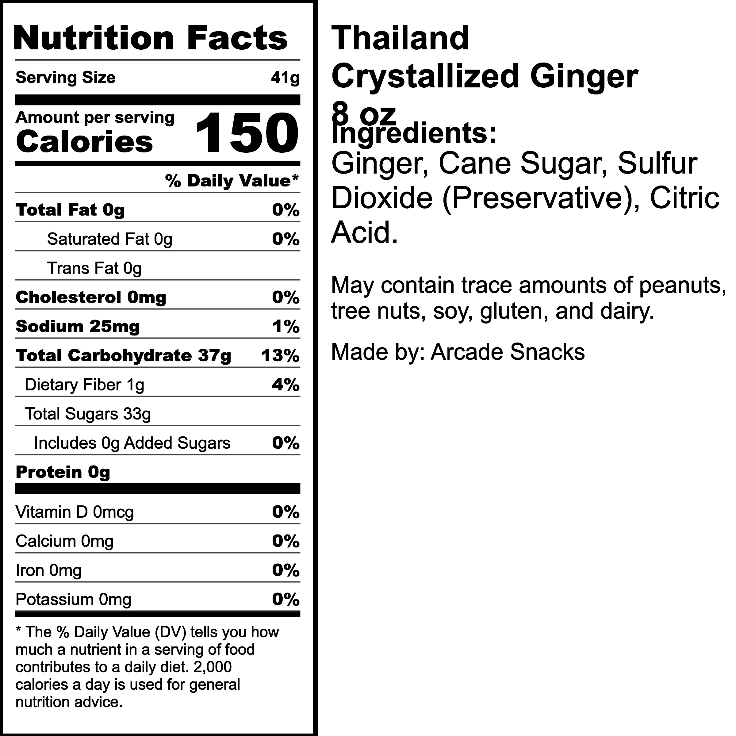 Nutrition Label