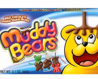 Photo of Muddy Bears Chocolate Gummi Bears 3.1 oz