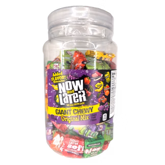 Photo of Now and Later Giant Chewy Tub 38.1 oz