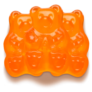 Photo of Orange Gummi Bears 8 oz