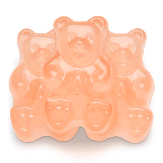 Photo of Pink Grapefruit Gummi Bears 8 oz