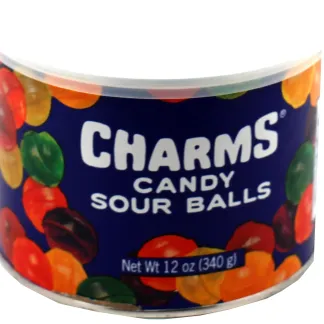 Photo of Charms Sour Balls Canister 12 oz